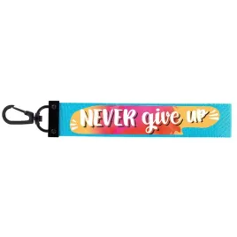 brelok-tasma-never-give-up-60-jasno-niebieski