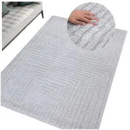 dywan-nowoczesny-super-miekki-modny-dwupoziomowy-puszysty-szary-120x170cm
