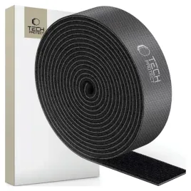 tech-protect-velcro-cable-organizer-300cm-czarny-pokrowiec-do-kabli
