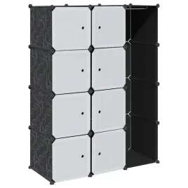 szafa-modulowa-z-9-przegrodami-37x115x150-cm-czarno-biala