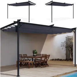 pergola-tarasowa-przyscienna-altana-ogrodowa-sprint-wall-4x27-metalowa