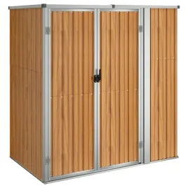 szopa-ogrodowa-brazowa-161x89x161-cm-stal-galwanizowana