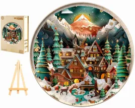 puzzle-drewniane-duze-280-elementow-zimowe-miasteczko-3d-drewniane-pudelku