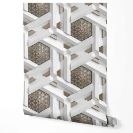 tapeta-na-sciane-nowoczesny-efekt-3d-szescian-geometria-biale-linie