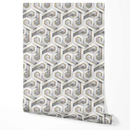 tapeta-na-sciane-geometria-efekt-3d-biale-tlo-szare-paski-do-biura-salonu