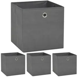 pudla-do-przechowywania-z-wlokniny-4-szt-32x32x32-cm-szare