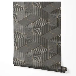 tapeta-na-sciane-3d-szesciany-szare-linie-geometria-wzory-do-biura-salonu