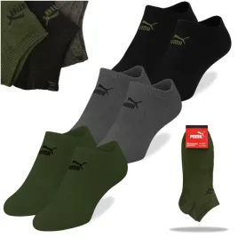 puma-skarpety-stopki-khaki-bawelna-94710903-3-pary-rozmiar-43-46