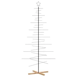 metalowa-choinka-z-drewniana-podstawa-czarna-210-cm