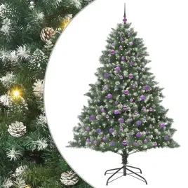 nowoczesna-sztuczna-choinka-z-tasmami-led-210-cm-zielona-minimalistyczn