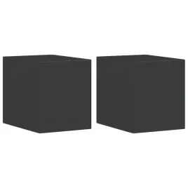 kinkiety-zewnetrzne-2-szt-czarne-odlewane-aluminium