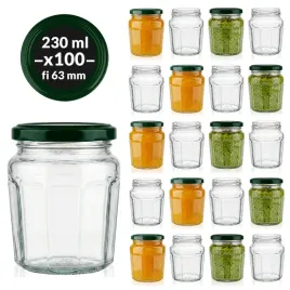 100x-sloiczki-na-przetwory-miody-dzemy-pesto-marmolade-konfitura-230-ml