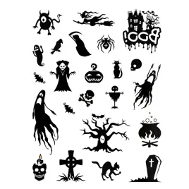 tatuaze-zmywalne-dla-dzieci-halloween-bialo-czarne-dzieciece-dpcraft-tattoo