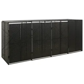 oslona-na-4-kosze-na-smieci-czarna-274x80x117-cm-polirattan