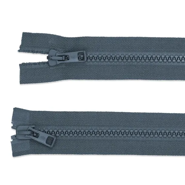 Zamek kostkowy dwurozdzielczy 6mm 85cm ciemny niebieski 10-0011