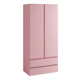 szafa-cosmo-c02-szerokosc-92-cm-dwudrzwiowa-z-szufladami-rozowa-garderoba