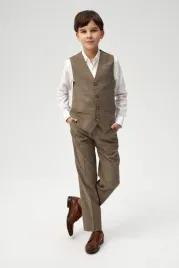 bezowe-spodnie-chlopiece-wizytowe-wzor-krata-slim-fit-158