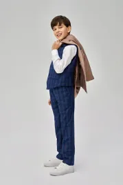 granatowe-spodnie-chlopiece-wizytowe-wzor-krata-slim-fit-158