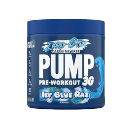 pump-3g-pre-workout-zero-stimulant-icy-blue-raz-375-grams