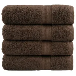 reczniki-premium-solund-4-szt-brazowe-100x150-cm