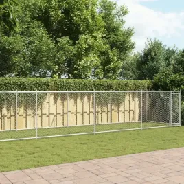 klatka-dla-psa-z-drzwiami-szara-10x2x15-m-stal