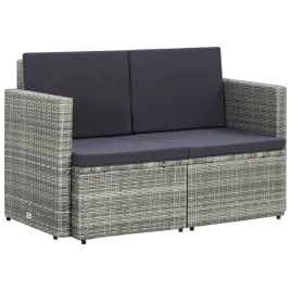 2-osobowa-sofa-ogrodowa-z-poduszkami-polirattan-szara