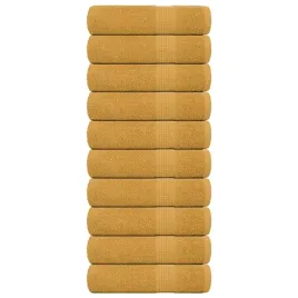 reczniki-do-rak-10-szt-zloty-50x100-cm-360-gsm-100percent-bawelna
