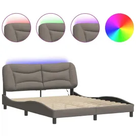 rama-lozka-z-diodami-led-bez-materaca-taupe-160x200-cm-tkanina