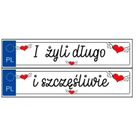 zestaw-tablic-rejestracyjnych-dla-mlodej-pary-i-zyli-dlugo-i-szczesliwie