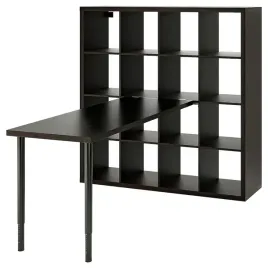 ikea-kallax-lagkapten-biurko-czarny-czarnybraz-147x179x147-cm