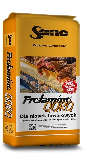 Sano QQRQ Koncentrat Karma Pasza dla kur niosek 25 kg
