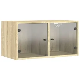 szafka-wiszaca-ze-szklanymi-drzwiami-dab-sonoma-685x37x35-cm