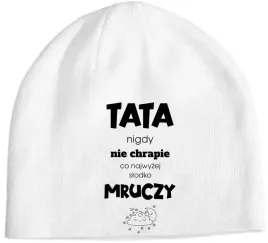 czapka-zimowa-beanie-nadruk-tata-nie-chrapie-tata-mruczy-dzien-ojca