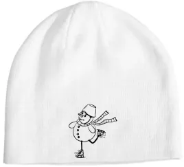 swiateczna-czapka-zimowa-beanie-swiateczny-nadruk-zabawny-balwan-na-lyzwach