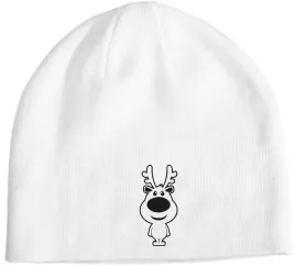 swiateczna-czapka-zimowa-beanie-swiateczny-nadruk-mily-renifer-rudolf