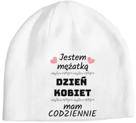 czapka-zimowa-beanie-nadruk-jestem-mezatka-dzien-kobiet-prezent