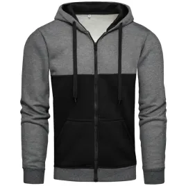 bluza-meska-rozpinana-z-kapturem-kangurka-dla-mezczyzn-czarno-szara-l