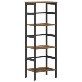 polka-na-ksiazki-stare-drewno-40-x-295-x-115-cm
