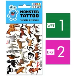 tatuaze-zmywalne-dla-dzieci-konie-wzory-oryginalne