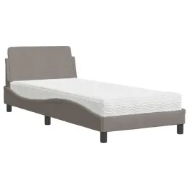 lozko-z-materacem-kolor-taupe-90x200-cm-obite-tkanina