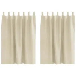 zaslony-z-zaslonami-2-pcs-kremowy-140-x-140-cm-aksamit