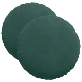 poduszki-na-siedziska-2-pcs-ciemna-zielen-o-40-x-13-cm-aksamit