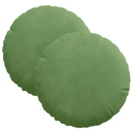 poduszki-na-siedziska-2-pcs-jasnozielony-o-40-x-13-cm-aksamit