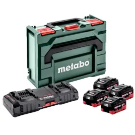zestaw-zasilajacy-metabo-685143000-4x10ah-asc-145-duo-walizka-metabox-145