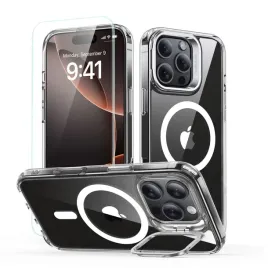 esr-classic-hybrid-kickstand-halolock-magsafe-and-tempered-glass-iphone-16-pr