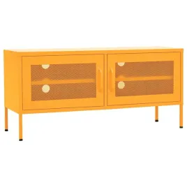 szafka-pod-telewizor-musztardowa-105x35x50-cm-stalowa