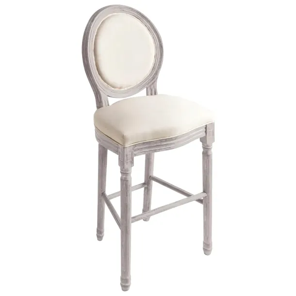 stolki-barowe-2-szt-biale-len-material-drewno