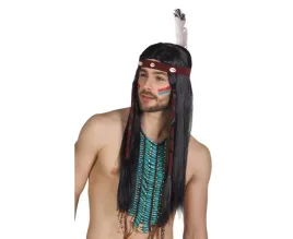 peruka-indian-takoda-indianin-z-opaska-i-piorem-dlugie-czarne-wlosy-impreza