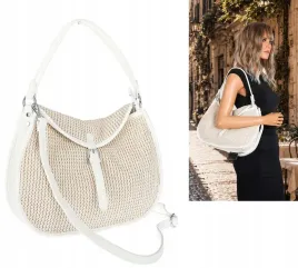 torebka-damska-worek-shopper-pleciona-na-ramie-listonoszka-modnamc677-biala