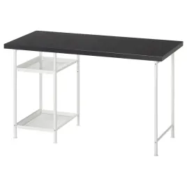 ikea-lagkapten-spand-biurko-czarnobraz-bialy-120x60-cm